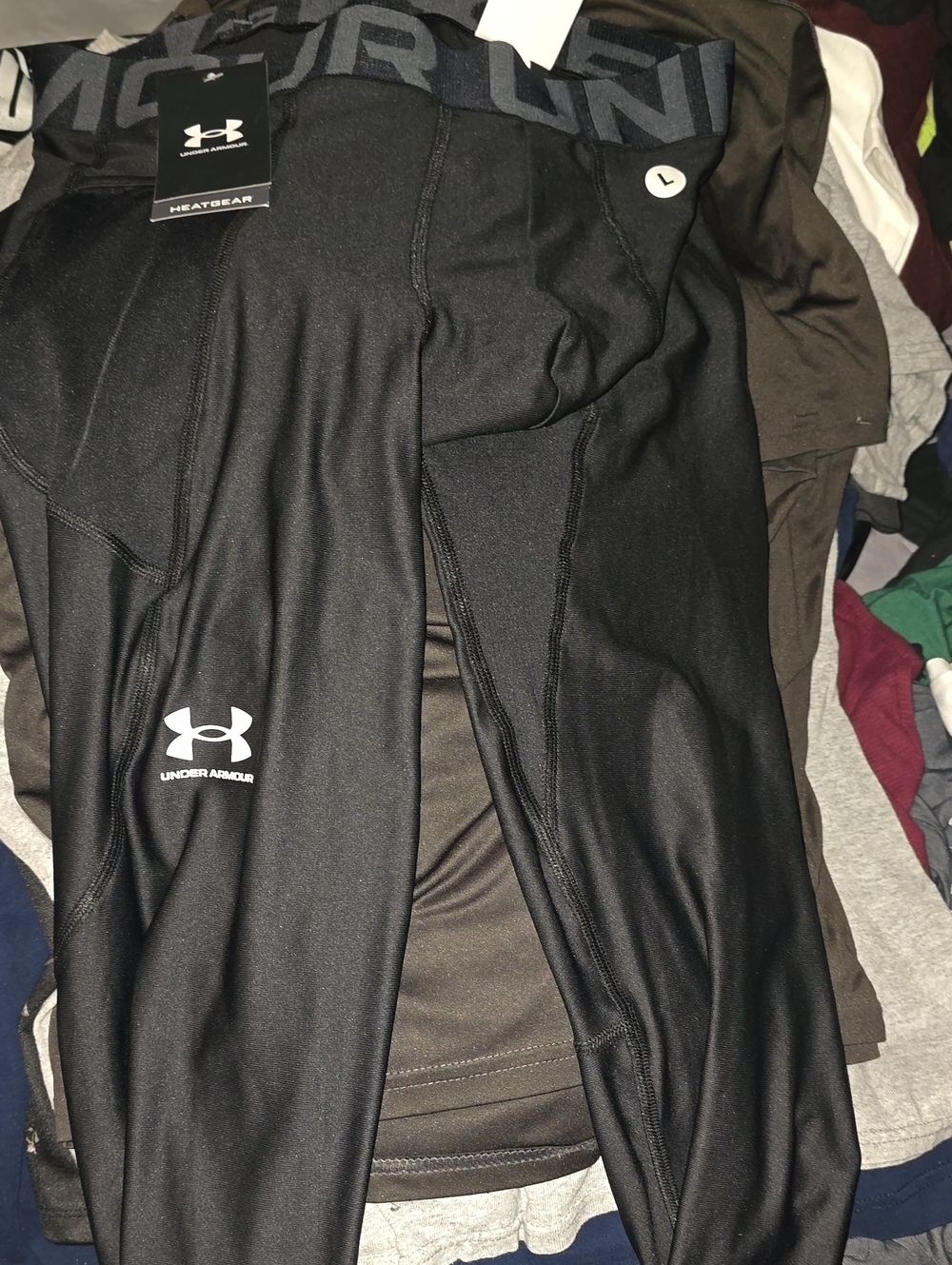 Under Armour Black HeatGear Compression Leggings